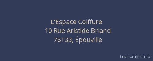 L'Espace Coiffure