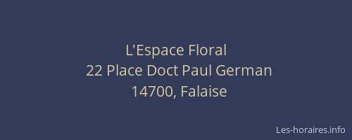 L'Espace Floral