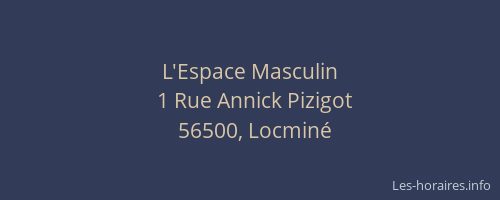 L'Espace Masculin