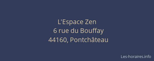 L'Espace Zen