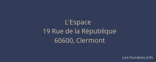 L'Espace