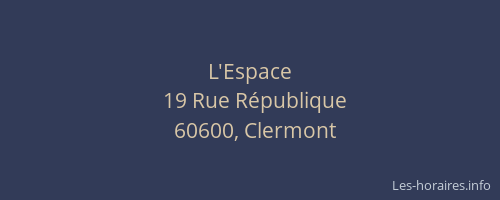 L'Espace
