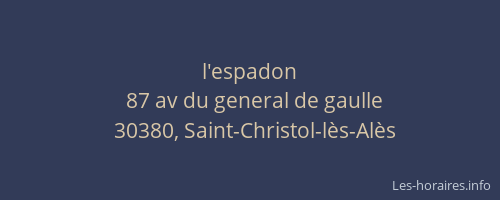 l'espadon