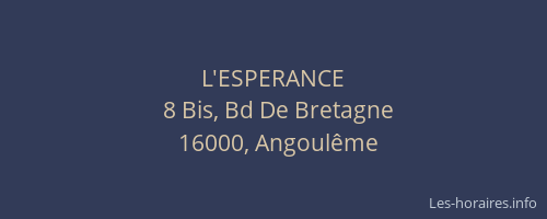 L'ESPERANCE
