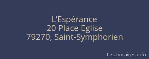 L'Espérance
