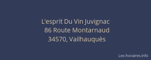 L'esprit Du Vin Juvignac
