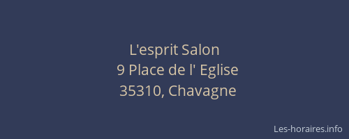 L'esprit Salon