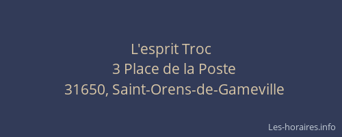 L'esprit Troc