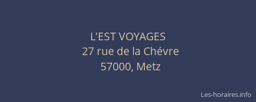 L'EST VOYAGES