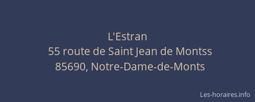 L'Estran