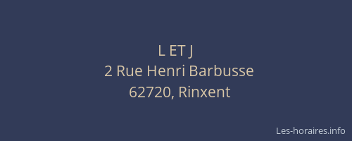 L ET J