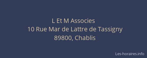 L Et M Associes