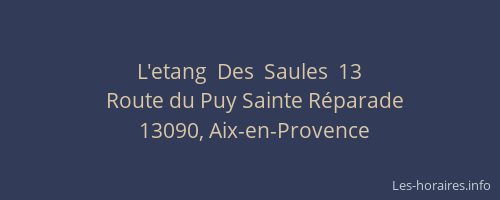L'etang  Des  Saules  13