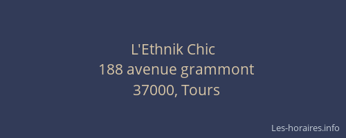 L'Ethnik Chic