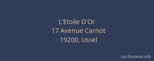 L'Etoile D'Or