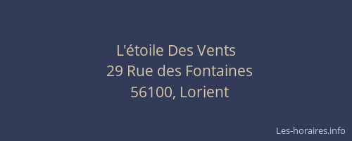L'étoile Des Vents
