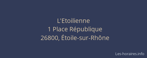 L'Etoilienne