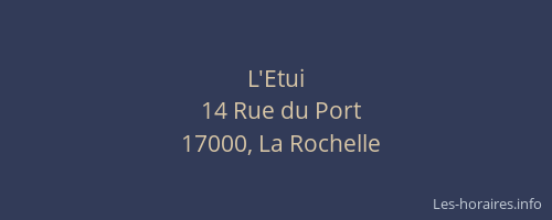 L'Etui