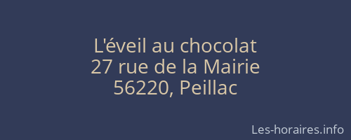 L'éveil au chocolat