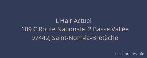 L'Hair Actuel