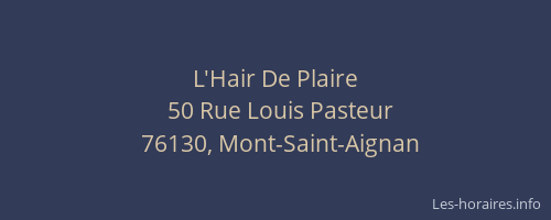 L'Hair De Plaire