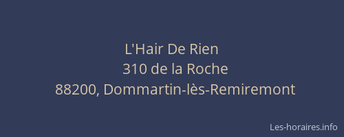 L'Hair De Rien