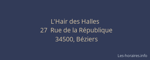 L'Hair des Halles