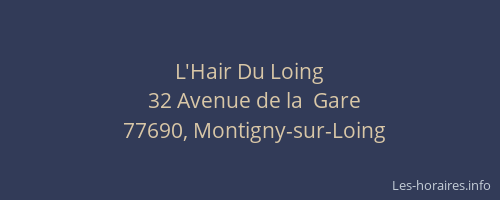L'Hair Du Loing