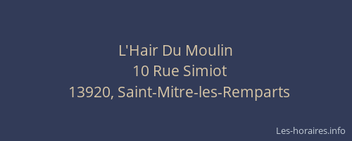 L'Hair Du Moulin