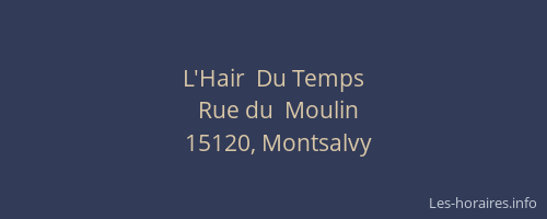 L'Hair  Du Temps