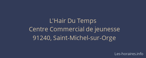 L'Hair Du Temps