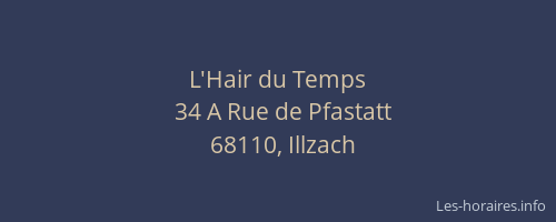 L'Hair du Temps