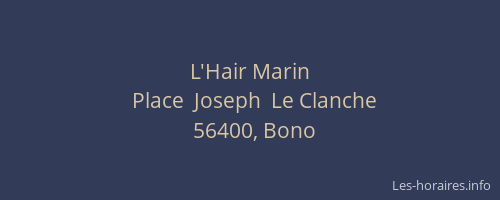 L'Hair Marin