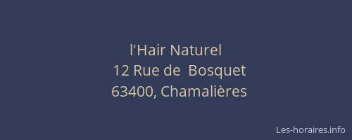 l'Hair Naturel