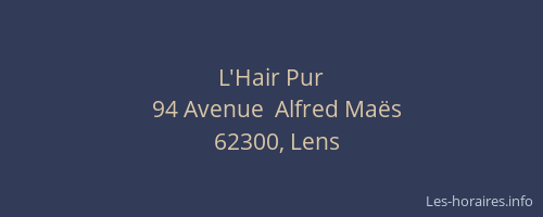 L'Hair Pur