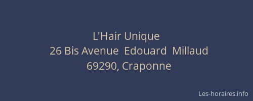 L'Hair Unique