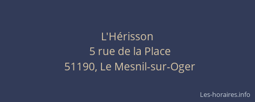 L'Hérisson