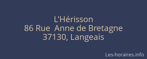 L'Hérisson