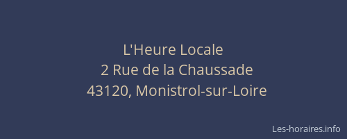 L'Heure Locale