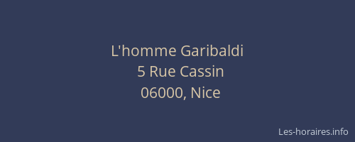 L'homme Garibaldi