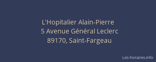 L'Hopitalier Alain-Pierre