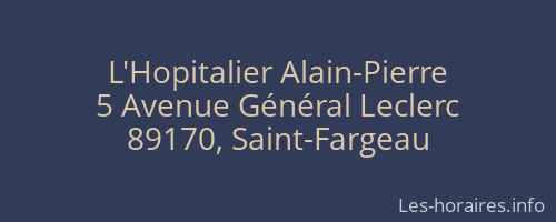 L'Hopitalier Alain-Pierre