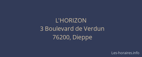 L'HORIZON