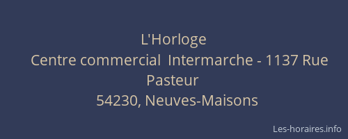 L'Horloge