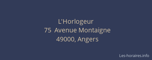 L'Horlogeur