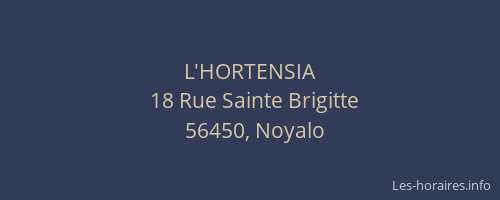 L'HORTENSIA