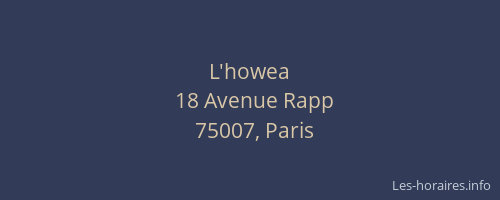 L'howea