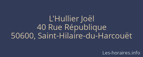 L'Hullier Joël