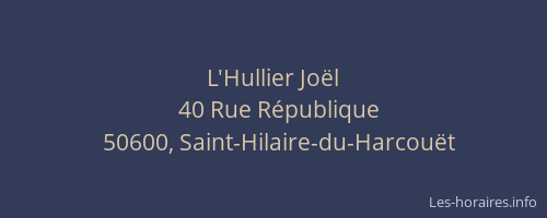 L'Hullier Joël