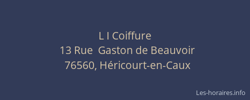 L I Coiffure